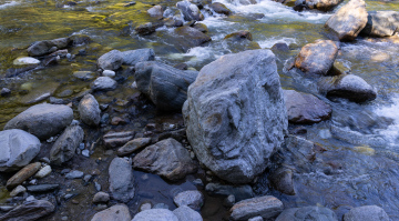 Big stones in the river