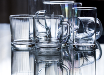 Glasses of various types