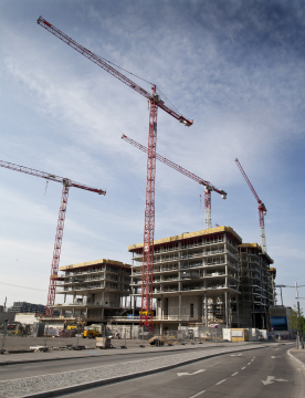 Construction of office buildings