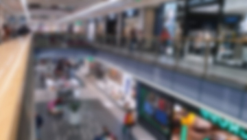 Shopping Mall Interior. Blurred image