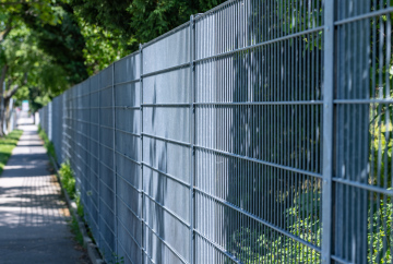 Galvanized Panel Fence
