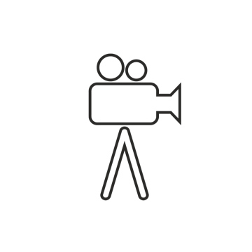 Movie camera free icon