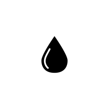 Black Drop Icon