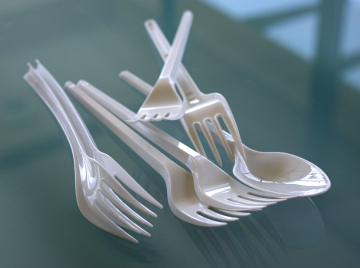 Plastic White Cutlery