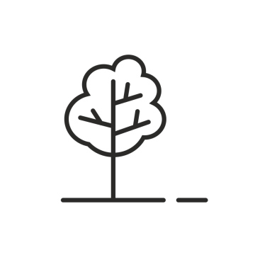Leafy tree free png icon