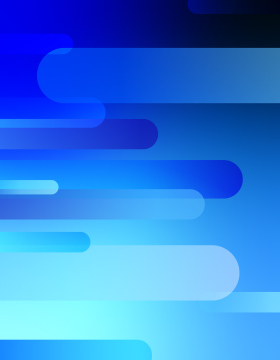 Blue vector background, rounded shapes, abstraction