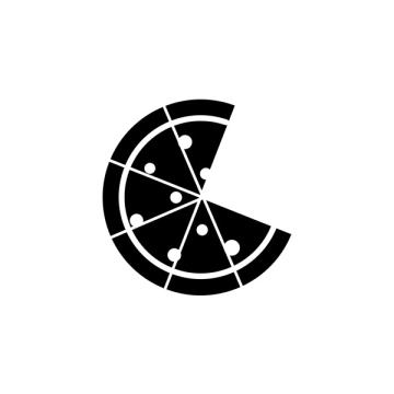 Pizza free icon, symbol