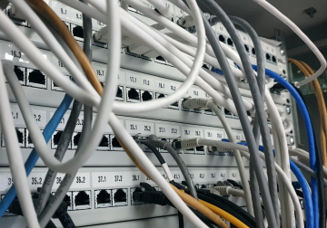 Cables In Server Room