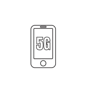 5G smartphone free icon