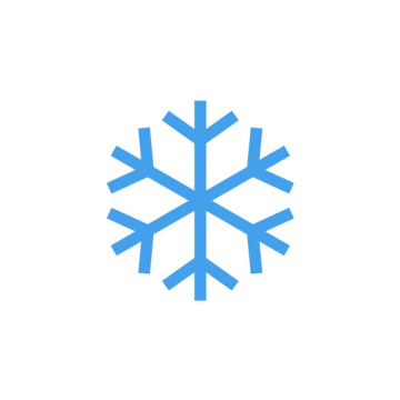 Blue Snowflake, Cold Icon