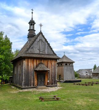 The wooden church from Rogów, the Museum of the Kielce Countryside