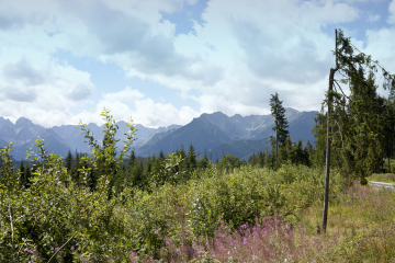 View of the High Tatras