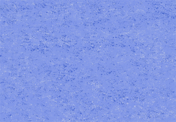 Blue background, surface splashed with dots of light and dark paint.