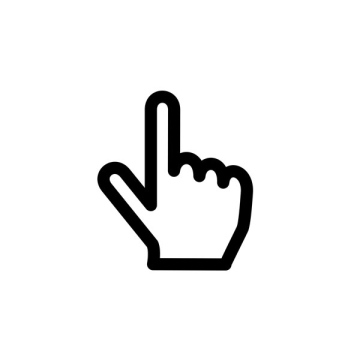 Finger, hand, click, free icon