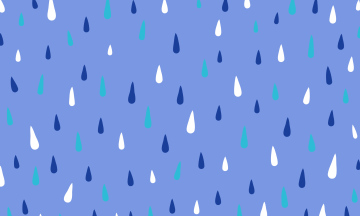Drops, blue vector background