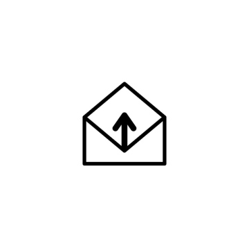 Envelope with arrow icon