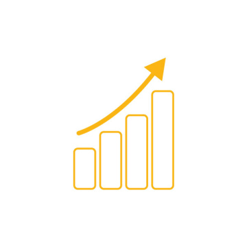 Yellow Chart with Data