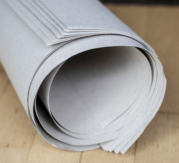 Rolled Gray Paper