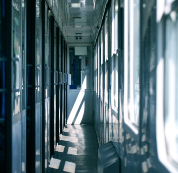 Corridor In Train