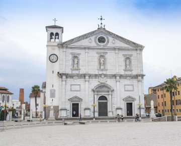 Palmanova, Italy, historic church