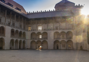 Courtyard at Wawel