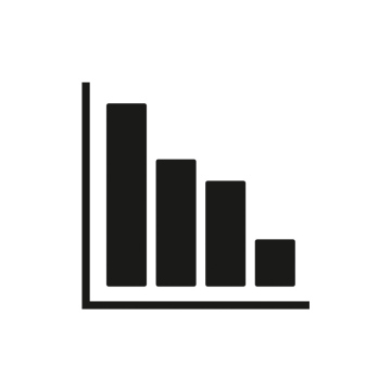 Graph, vector icon