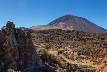 View of Mount Teide in Tenerife