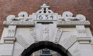 Historic Portal, entrance gate dated 1634