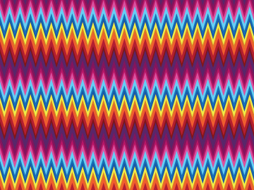 Colorful zigzag pattern, vector