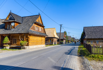Wooden buildings in Chochołów