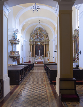 Interior of the Historic Church