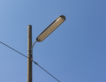 Street lighting on the pole
