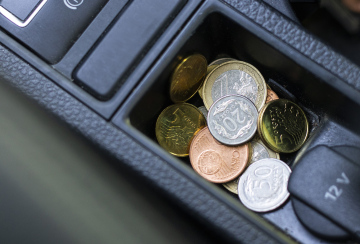 Small Coins In The Car