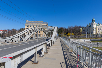 Milosz Sikora Bridge in Ostrava, Czech Republic