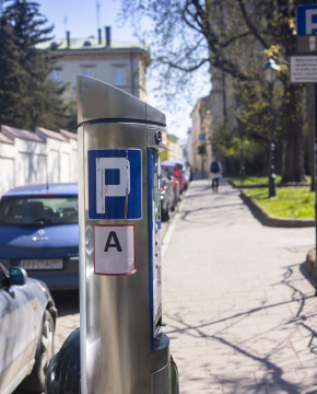 Parking meter in Krakow