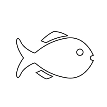 Fish, vector icon