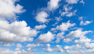 Blue sky and white clouds, free, high definition