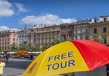 Krakow tour, umbrella, Spain