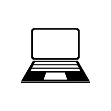Laptop, computer, free icon