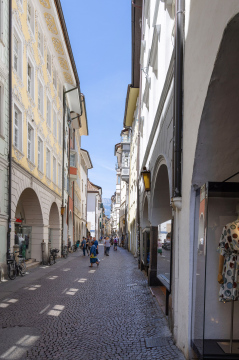 Historic streets in Bolzano