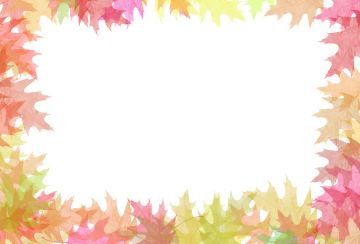 Frame from Colorful Leaves background
