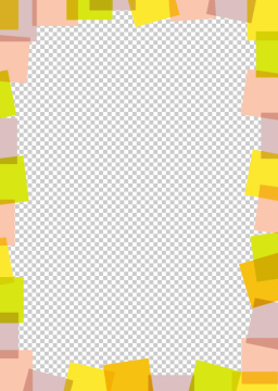 Frame, colored squares, eps