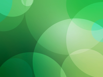 Vector background for presentations, bright circles in green space