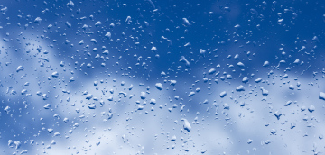 Drops on the Glass, blue background free download
