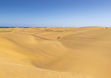 Sand dunes in Maspalomas Gran Canaria