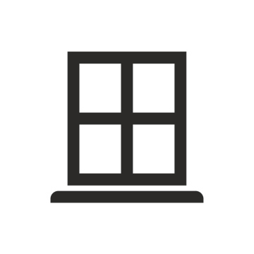 Window icon, eps