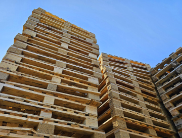 Wooden Pallets, stock photo