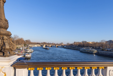 Alexander III Bridge on the Seine in Paris