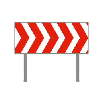 Road barrier Red white free icon