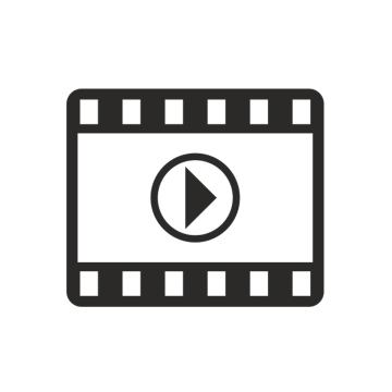 Cinema, video, playback, picture free icon